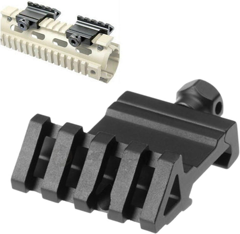 Sniper 45 Degree Offset Rail Mount 4 Slots Picatinny Weaver Rail (1PCS)