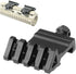 Sniper 45 Degree Offset Rail Mount 4 Slots Picatinny Weaver Rail (1PCS)