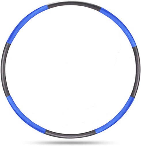 Fitness Exercise Weighted Hoops, Fun Way to Lose Weight Fast, Detachable and Size Adjustable Design