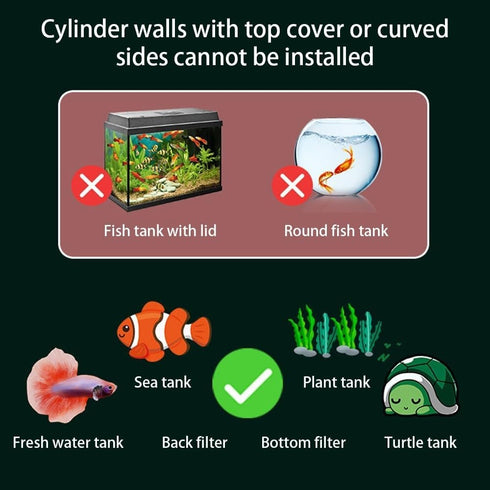 Aquarium Refill System, Auto Water Filler Compensator, No Wiring Automatic Top Off System with Adapter for Tanks