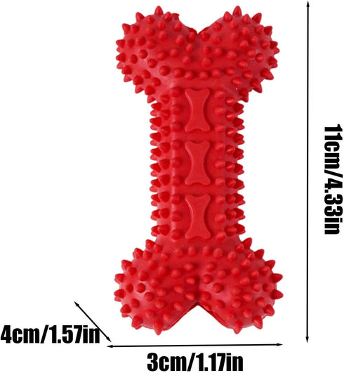 Generic 11x3x4cm, Dog Chew Bone Toy, Teeth Cleaning Support, Pet Toys with Bone Shapes, Grinding Teeth Sticks
