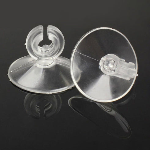 10 Pcs Aquarium Suction Cups, Reusable Clips with Ultra Strong Suction Force for Airline Tubing/Hose (Clear)