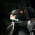 anso 1/2 Pack Flashing Rave Gloves with LED Light Beam - Black, for Outdoor Activities
