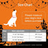 Halloween Dog Collar, Soft Comfy Collar with Spooky Ghost Skull Bat Cat Witch Tree Hat Pumpkin Pattern for Small Medium