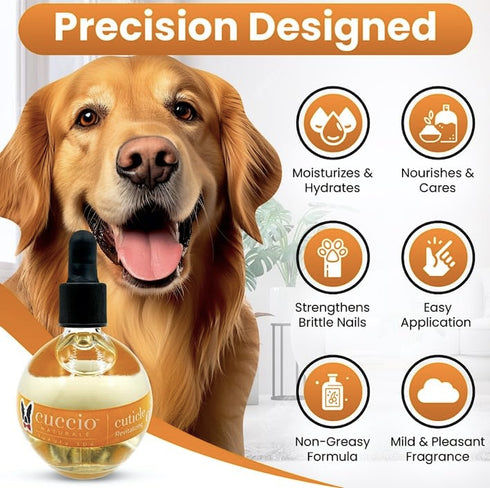 Warren London Dog Cuticle & Nail Revitalizing Oil | Moisturize, Strengthen, Nourish | Cruelty-Free, Non-Greasy Formula