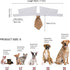 ZTON Handcrafted Adjustable Bowtie for Little Puppy, Formal Collar Neck Tie for Dogs & Cats (S, Coffee Star)