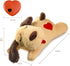 Beverly Shark Puppy Heartbeat Toy - Calming Aid for Puppies, Stuffed Animal Behavioral Training Sleep Aid (Brown-1)