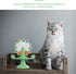 Ipetboom 2Pcs 360 Interactive Pet Windmill Toy Treat Dispenser Slow Food Puzzle for Cats and Dogs Degree Rotating Iq