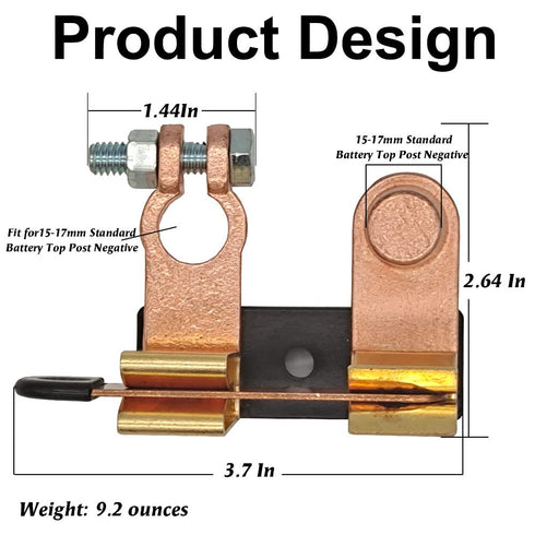 12V 24V Top Post Knife Blade Master Switch Battery Disconnect Cut Off Shut Off for Auto Car RV-Marine Boat Truck