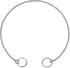 Metal Chain Dog Choke Collar, Stainless Steel Slip Chain for Dogs Walking Training, Puppy Pet Snake Chain