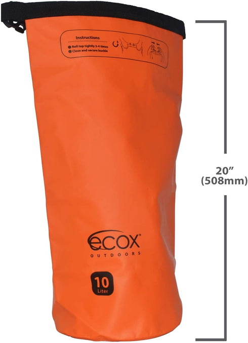Outdoors Waterproof Dry Bag for Outdoor Activities, High Grade 500D PVC Construction Includes Waterproof Phone Case and