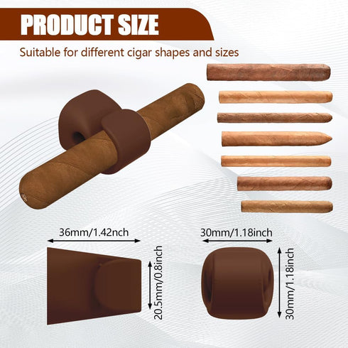 HQRNYP Set, Cigar Holder Cigar Holder for Golf Cart, Portable Silicone Clip for Golf Carts, Car Accessories Convenient