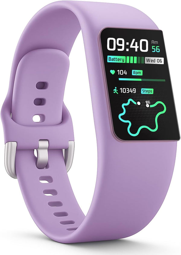 FITVII Slim Fitness Trackers, Fitness Watch with 24/7 Heart Rate, Blood Pressure, Blood