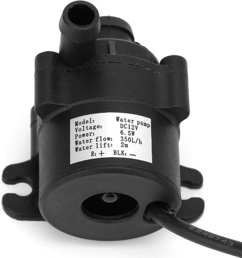 DC 12V Brushless Motor Submersible Water Pump - Waterproof High Hydraulic Head Ultra Quiet Micro Fountain Aquarium