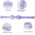 Unique style paws Dog Collar, Purple Silk Dog Collar with Bow, Soft Bowtie Adjustable Pet Collar Gift for Female Medium Dogs