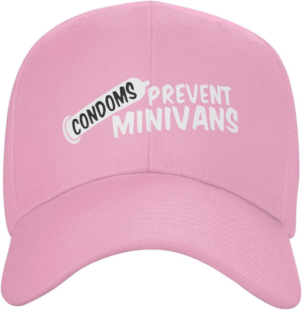 WUTUGY Condoms Prevent Minivans Classic Dad Hat Adjustable Outdoor Baseball Cap Trucker Hats