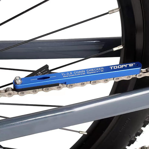 Upgraded Bicycle Chain Checker, Chain Wear Indicator Tool for All Bike Chains, Includes Shimano Sram KMC