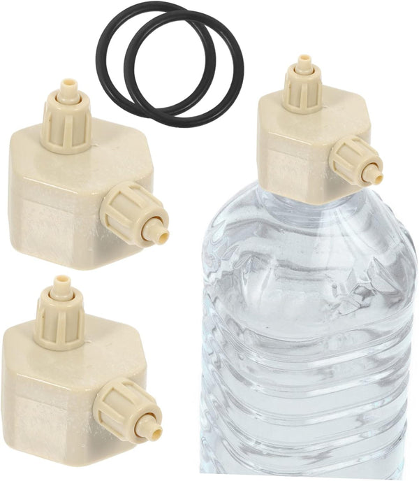 Bottle Caps Quick Diffuser Aquatainer Air, 2pcs Portable Generator Bottle Aquarium Air Carbon Dioxide Reactor Parts