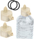 Bottle Caps Quick Diffuser Aquatainer Air, 2pcs Portable Generator Bottle Aquarium Air Carbon Dioxide Reactor Parts