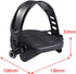 kowaku 1/2-9/16-Inch Exercise Bike Pedals with Adjustable Straps Non Slip Spindle Pedal