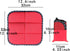 harayaa Foldable Seat Pad Camping Seat Cushion Thick Chair Cushion Waterproof Sit Mat with Storage Bag for Park Garden