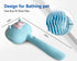Dog & Cat Brush, Soft Shampoo Dispenser Brush for Bathing, Deep Cleaning Grooming Supplies for Short & Long Hair Pets
