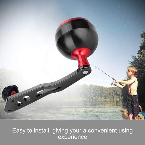 Tbest Knob Power Handle Grip,Fishing Reel Handle CNC Knob with Fittings Replacement Parts Accessory