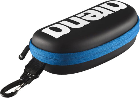 ARENA Swim Goggle Case for Swimmers Protective Hardcover Carrying Case with Clip