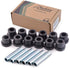 Roykaw Rear Leaf Spring Bushing & Sleeves Kits for Club Car DS Golf Cart 1981-up & EZGO TXT/Medalist 1994-up