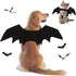 Tealots Halloween Dog Costume - Adjustable Pet Bat Wings for Small Medium Large Dogs, Funny Cat Outfit (L)