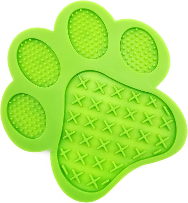 Dog Lick Pad - Washing Distraction Device, Slow Eating Mat for Pet Licking Peanut Butter, Grooming Training