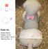 KYEESE Grey Dogs Dress with Pink Bowtie - Pet Puppy Clothes for Small Dogs Skirt