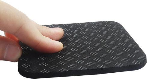 verkelly 6 3.93" 3.93" 0.19" Pcs Non-Slip Treadmill Mat Pads - x x Double-Sided Silicone Anti-Vibration Exercise
