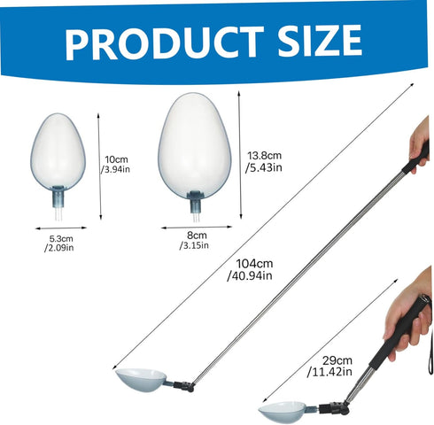 Xoeryoy 11.4-40.9 Inch Dog Pregnancy Test, Adjustable Angle Dog Urine Collection Kit with Portable Bag & Gloves