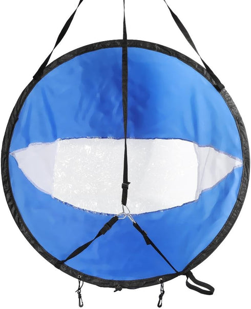 VGEBY 42Inch Wind Sail - Foldable Popup Board Paddle Downwind Sail Kit for Kayaks, Canoes, and Paddle Boards