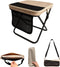 Shrandi 13-Inch Pocket Chair Purse Portable Folding Stool Made of Alloy Frame &