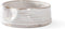 Fringe Studio Stoneware Pet Bowl, Small, Ribbed White (500006)
