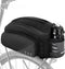 WOTOW 12L Waterproof Bike Rear Rack Bag - Reflective Bicycle Trunk Carrier with Water Bottle Holder, Shoulder Strap
