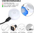 2-Pack Dog Light with USB Rechargeable, Color Changing Safety Lights for Night Walking, Attach to Collar or Leash