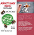 Joint Treats MINIS for Smaller Dogs - 120 Soft Chews with Vitamins, Minerals, Antioxidants, Omega-3 Fatty Acids