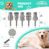 5pcs 1/8" Dog Nail Grinder Bits - Animal Diamond Rotary Bit for Dogs and Cats, Pet Nail Grinder Wheel for Home Grooming