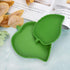 Leaf Shape Reptile Food Water Bowl, 2 Pieces Reptile Plate Dish for Tortoise, Corn Snake, 2 Sizes