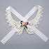 Pet Pearl Necklace, Teddy Adjustable Bow Tie with Pearl, Dogs Neck Collar for Wedding Party