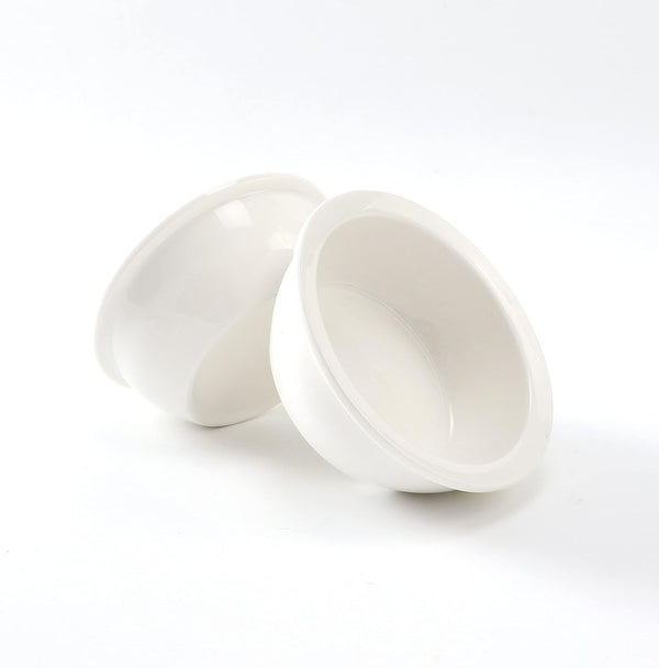 Sunhoo Replacement Ceramic Cat Pet Bowls, Microwave and Dishwasher Safe (2 PCS, 14cm/5.5in)