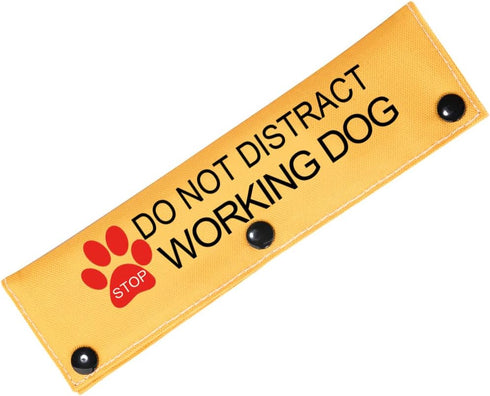 Service Dog Leash Sleeve, Dot Not Distract Working Dog Sleeve, Pet Working Dog Leash Wrap
