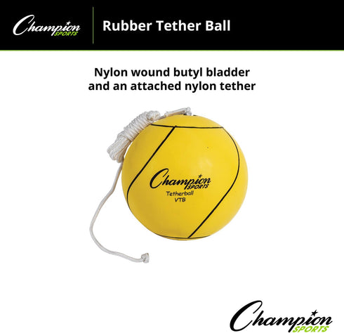 8.25 Inch Champion Sports Tetherball, Yellow