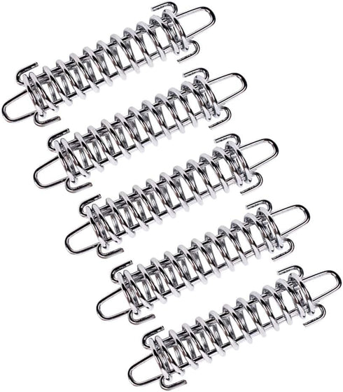 LIOOBO 5Pcs Camping Tent Spring Buckle Set, Premium Tensioner for Tarps and Tents