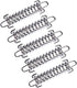 LIOOBO 5Pcs Camping Tent Spring Buckle Set, Premium Tensioner for Tarps and Tents