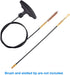 Raiseek 8" & 33" Flexible Threaded Bore Cleaning Coated Cable Set for Pistol Rifle in Zippered Pouch