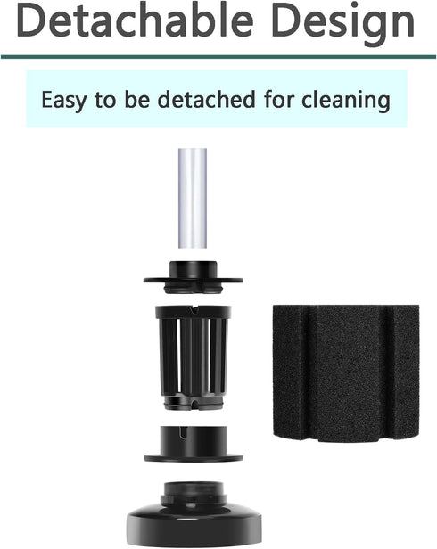 AQUANEAT 3 Pack Aquarium Bio Sponge Filter for Breeding Fry, Betta, Shrimp, Nano Fish Tank (Small up to 10Gal)